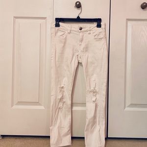 American Eagle Size 0 Super stretch Jegging Crop